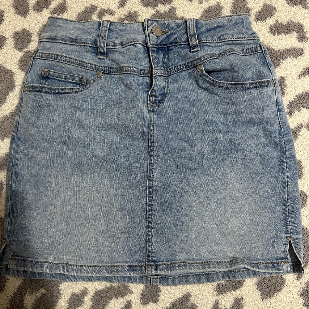 Sincerely Jules Light Blue Denim Mini Skirt